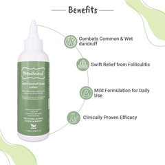 Teenilicious Anti-dandruff lotion with Salicylic Acid, Azelaic Acid & Tea Tree Oil for Folliculitis