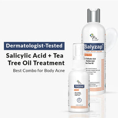 Body Acne Kit - Salicylic Acid + Tea Tree Oil Treatment For Body Acne