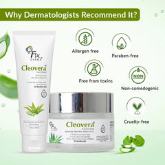 Cleovera Face Wash And Cream Combo Pack For All Skin Types