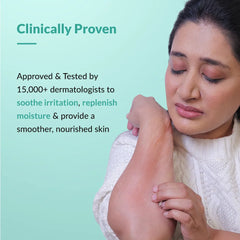 Clinically proven body lotion for dry and sensitive skin for daily use