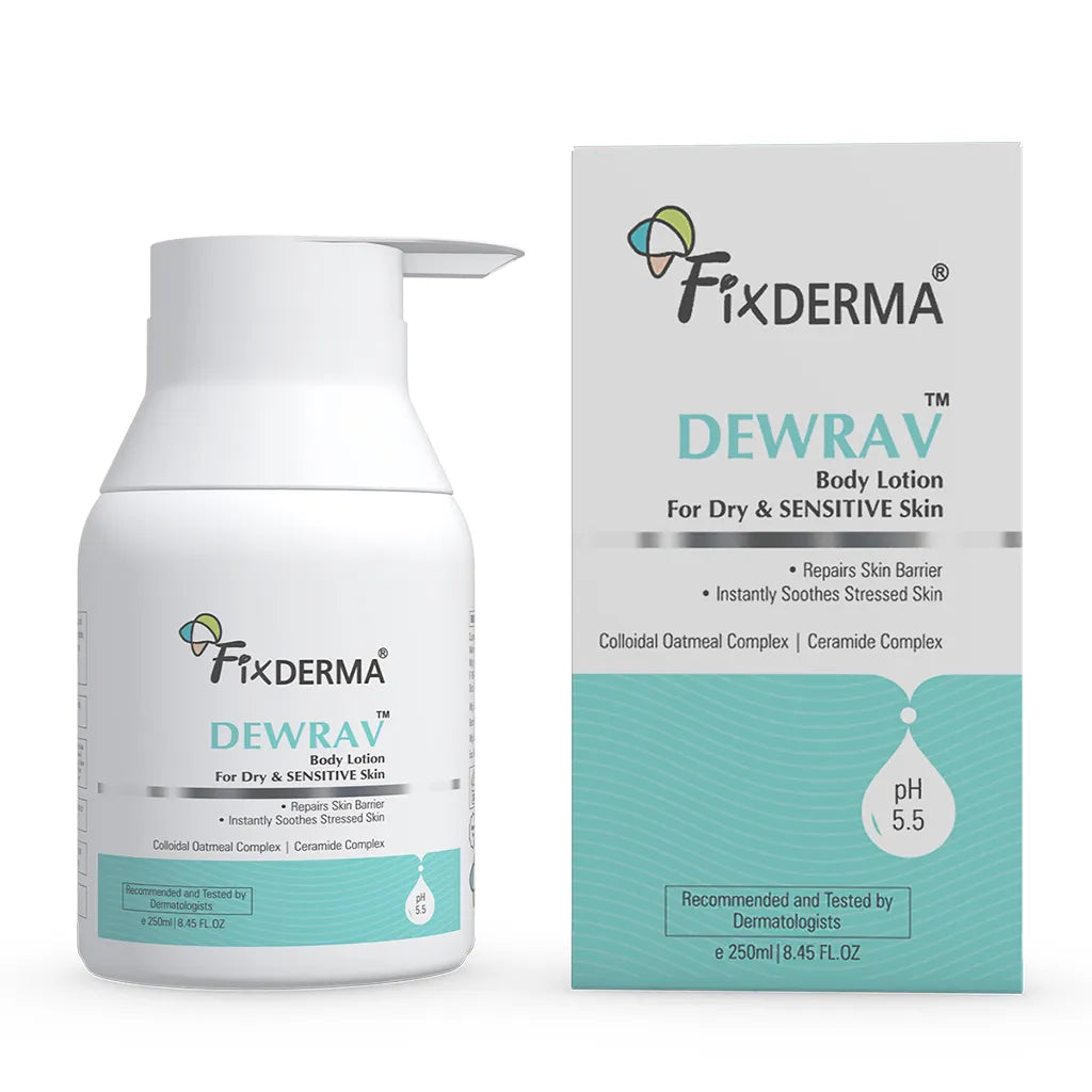 Front View of Body Lotion for Dry and Sensitive Skin