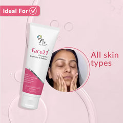 What skin types Fixderma Face 21 Cleanser is ideal for