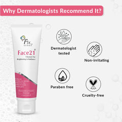 Why dermatologists recommend Fixderma Face 21 Cleanser