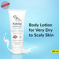 Fidelia Hydrating Body Lotion for Dry Skin, Eczema , Psoriasis, Strawberry legs & Dermatitis