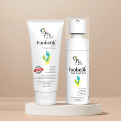 Foobetik Foot Scrub Spray and Foot Cream
