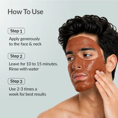How to use Men Brightening Face Mask