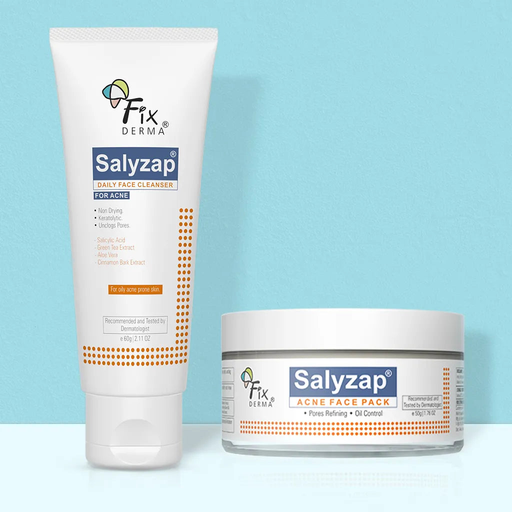 Anti Acne Face Wash and Face Pack Combo Fixderma Skincare