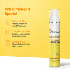 Ingredients of Fluid SPF 50+ Sunscreen