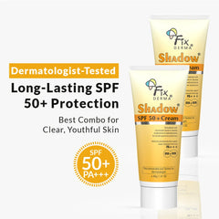 Shadow Sunscreen SPF 50 + Cream 40g Pack of 2