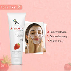 Fixderma Strawberry Face Wash is Ideal for All Skin Types