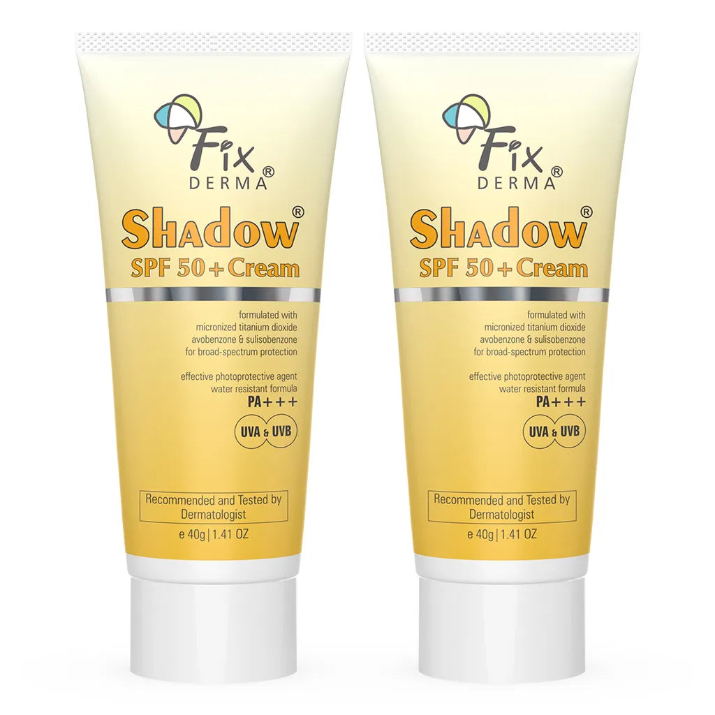 Shadow Sunscreen for Dry Skin SPF 50 + Cream 40g Pack of 2