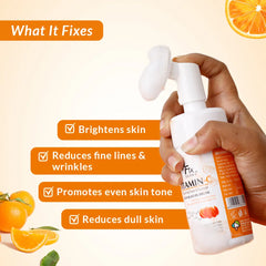 What Fixderma Vitamin C Foaming Face Cleanser fixes