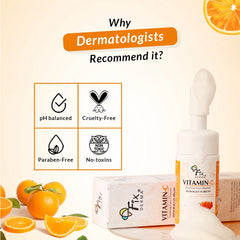 Why dermatologists recommend Fixderma Vitamin C Foaming Face Cleanser