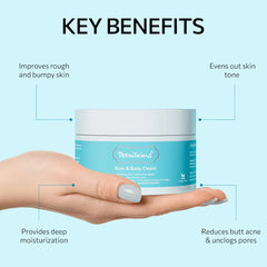 Teenilicious Bum Body Cream with Retistar & Shea Butter for Butt Acne