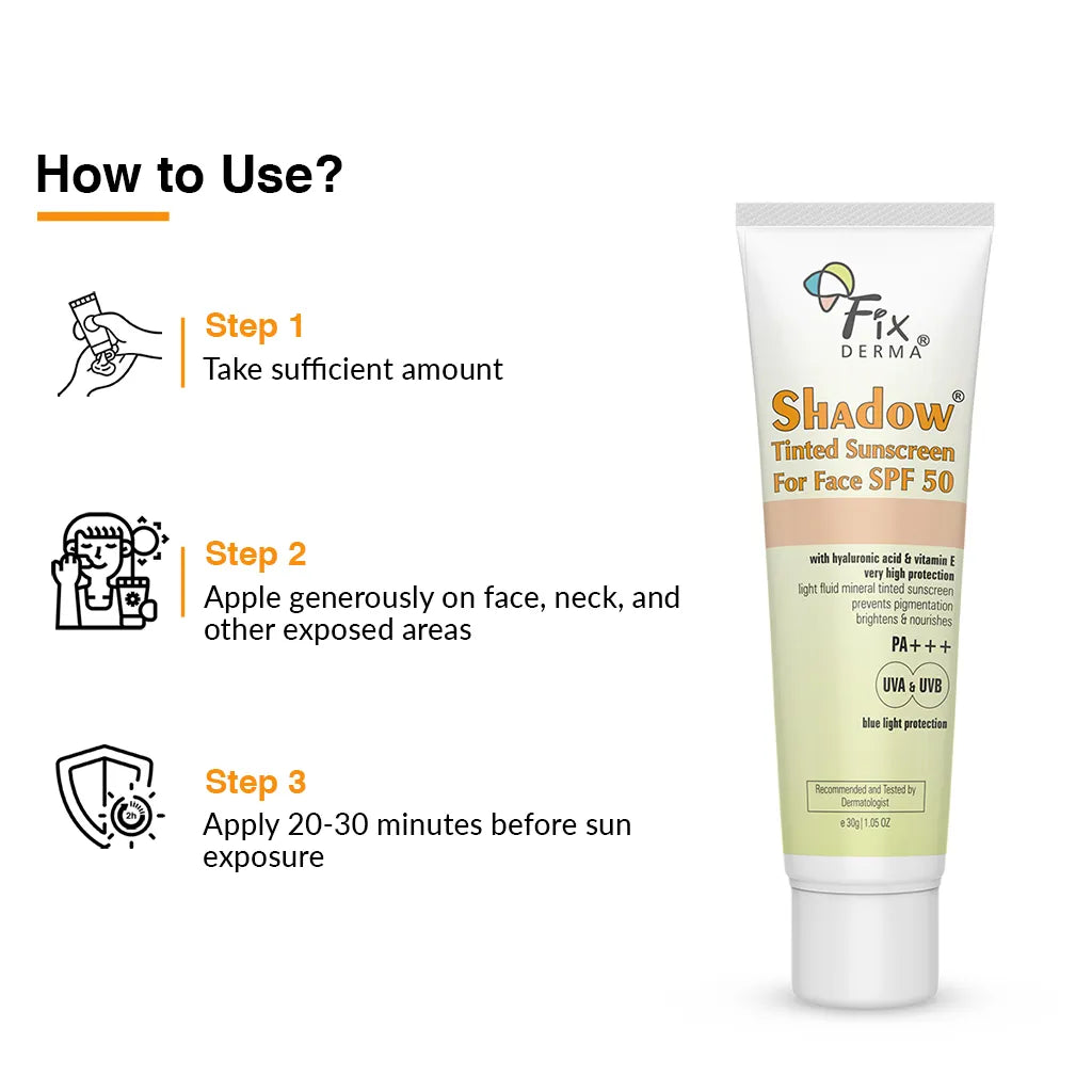 Tinted Sunscreen with SPF 50 for face