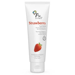0.2% Vitamin E, 1% Aloe Vera, 1% Lactic Acid - Strawberry Face Wash 