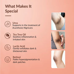 cream for pigmentation and dark patches with retinol + urea + lactic acid