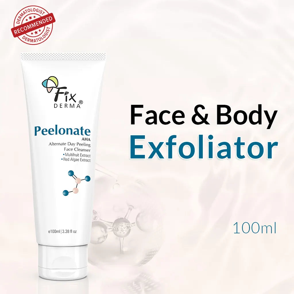 Peelonate AHA Face And Body Exfoliator For Oily & Acne Prone Skin