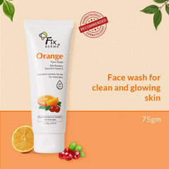 Fixderma Orange face wash for Clean and Glowing Skin