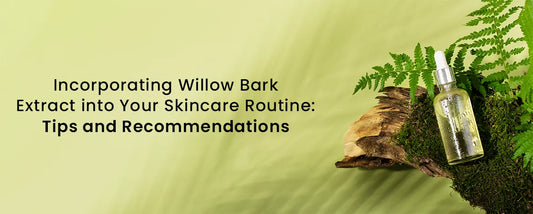Incorporating Willow Bark Extract into Your Skincare Routine: Tips and Recommendations