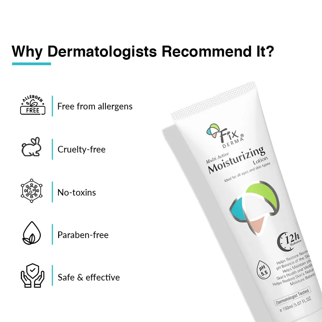 Why dermatologists recommend Fixderma Moisturizing Lotion