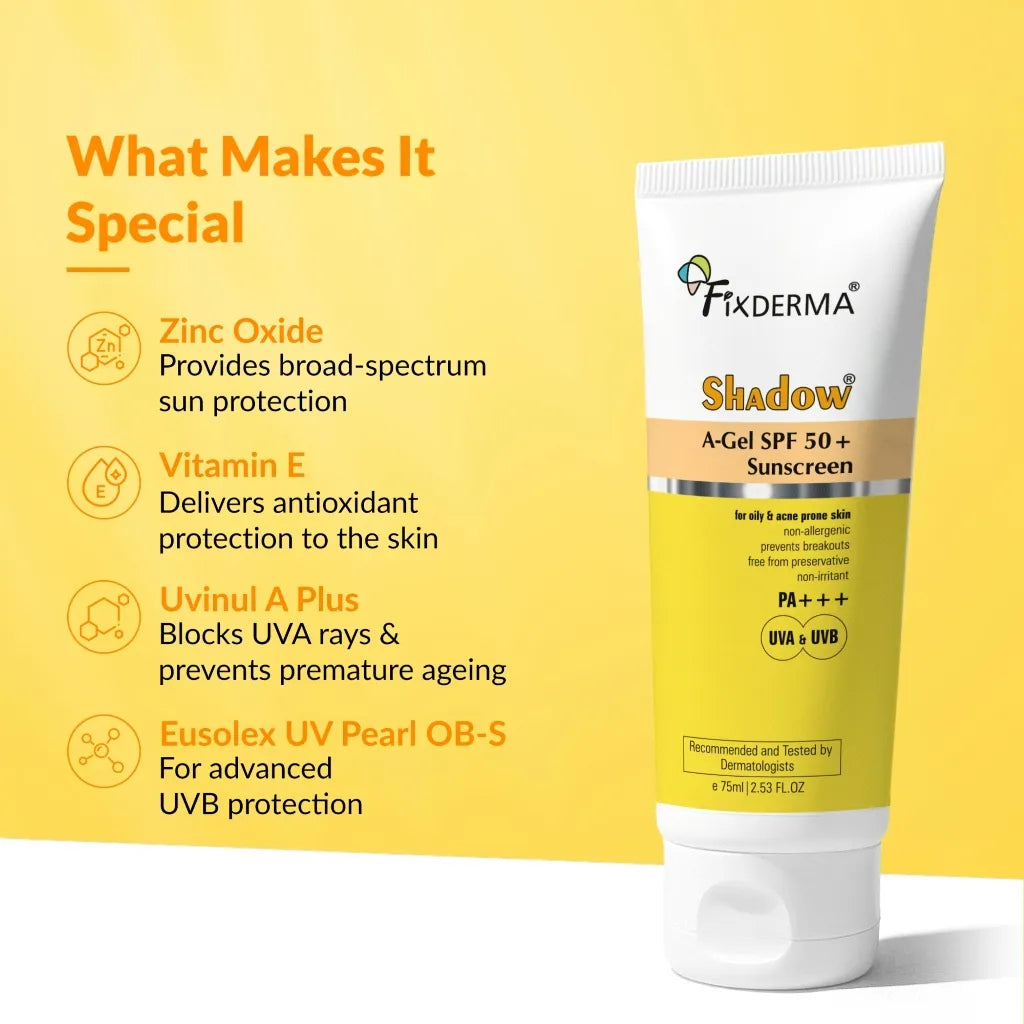 Shadow A gel SPF 50+ Sunscreen