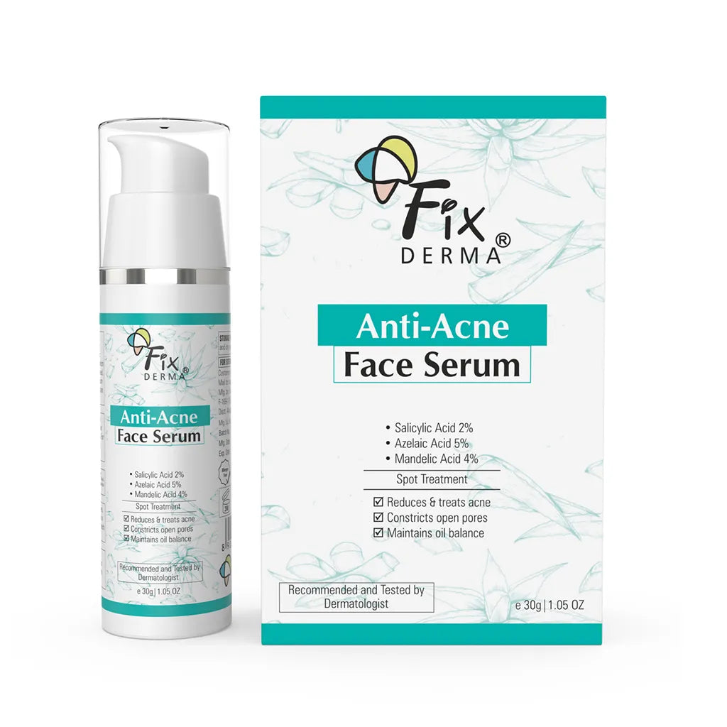 Fixderma Anti-Acne Face Serum for Men & Women - 30 gm