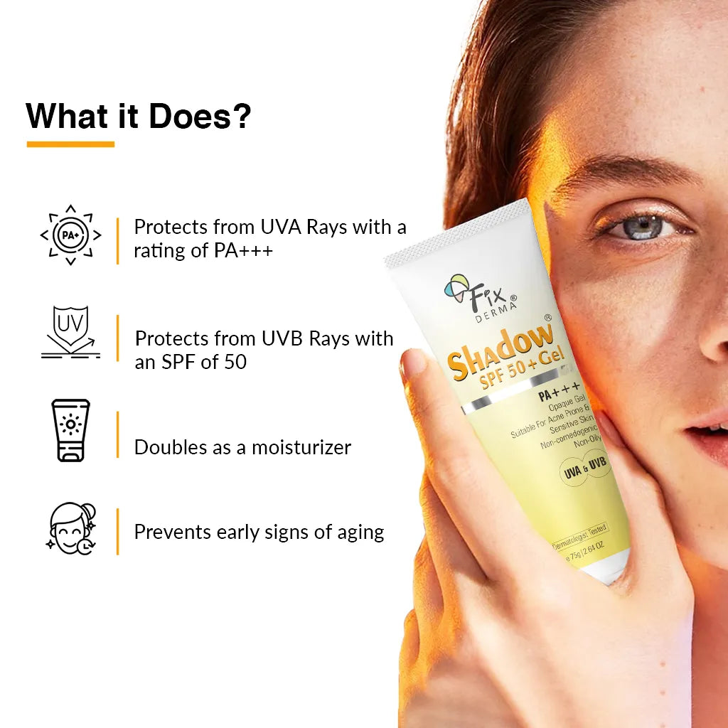 Order Fixderma SPF 50 Sunscreen Gel For Oily Skin – Fixderma Skincare
