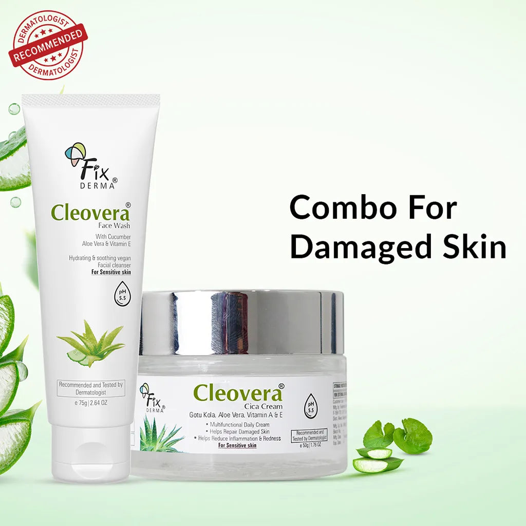 Cleovera Face Wash And Cream Combo Pack For All Skin Types