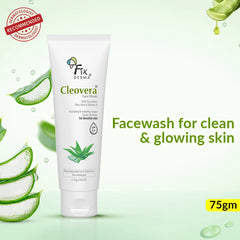 Fixderma Cleovera & Cucumber Face Wash for clean & glowing skin