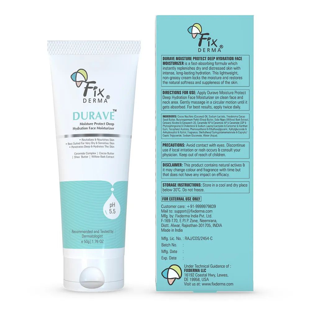 Durave Moisture Protect Deep Hydration Face Moisturizer