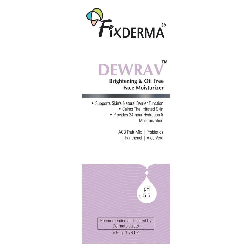 Dewrav Brightening & Oil Free Face Moisturizer