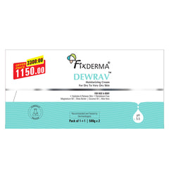Dewrav Moisturizing Cream For Dry To Very Dry Skin 500gm