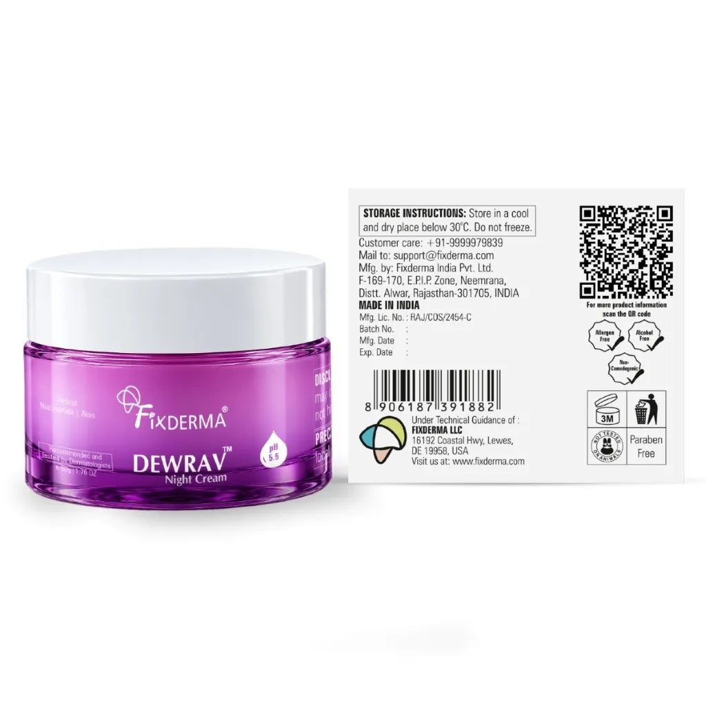 Dewrav Night Cream