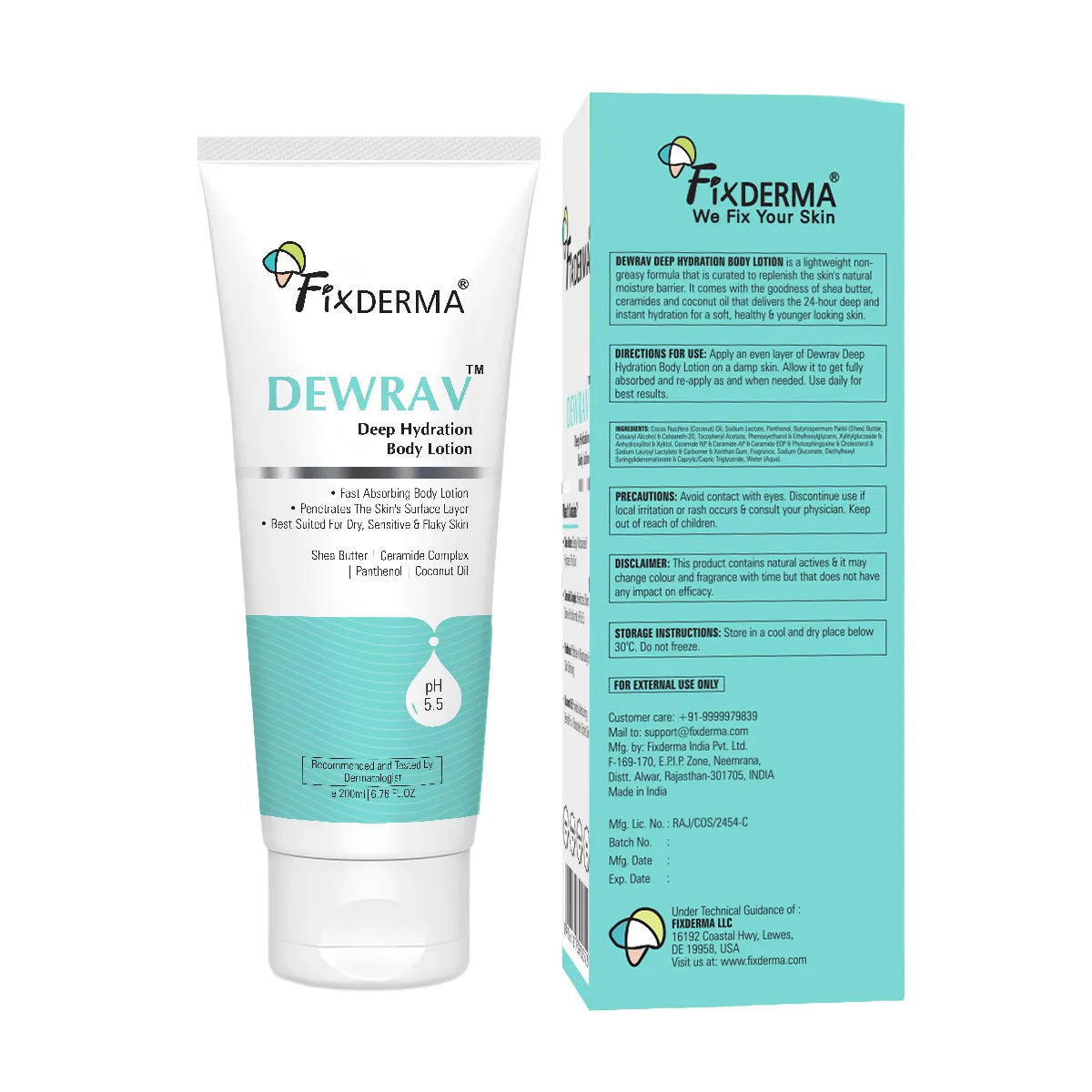 Dewrav Deep Hydration Body Lotion