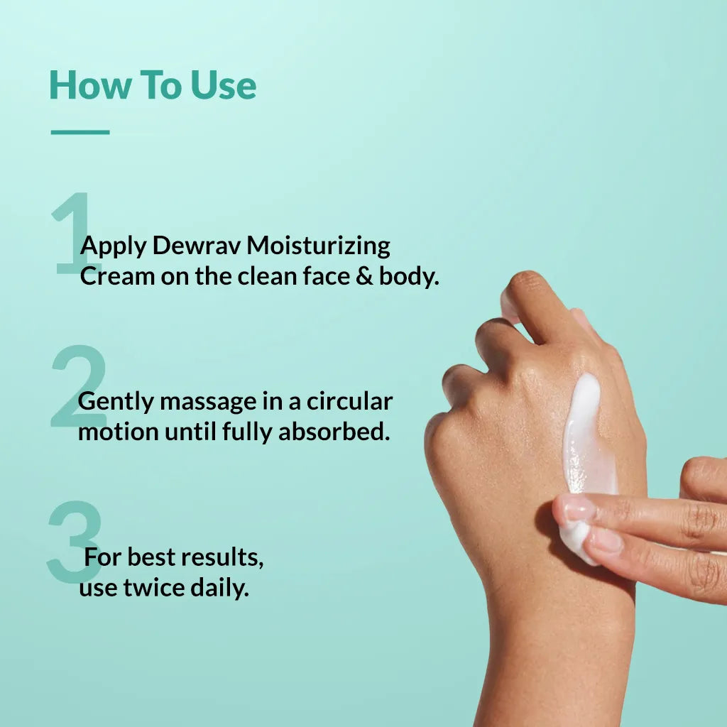 Dewrav Moisturizing Cream For Dry To Very Dry Skin