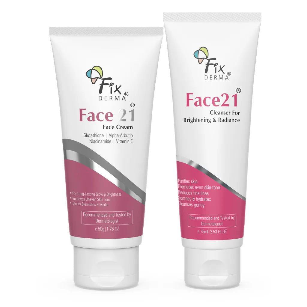 Face 21 Face Wash and Cream Combo Pack for All Skin Types
