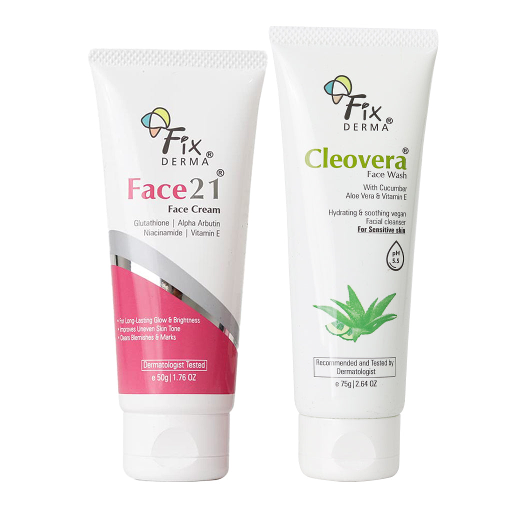 Face cream & Face Wash Combo Pack For All Skin Types