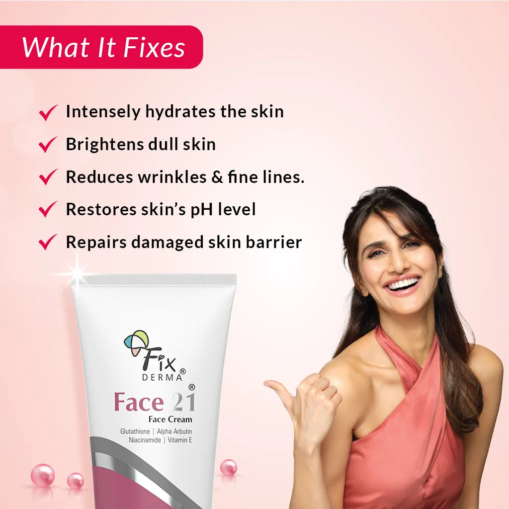 Face 21 Cream - Moisturizer for Dry Skin