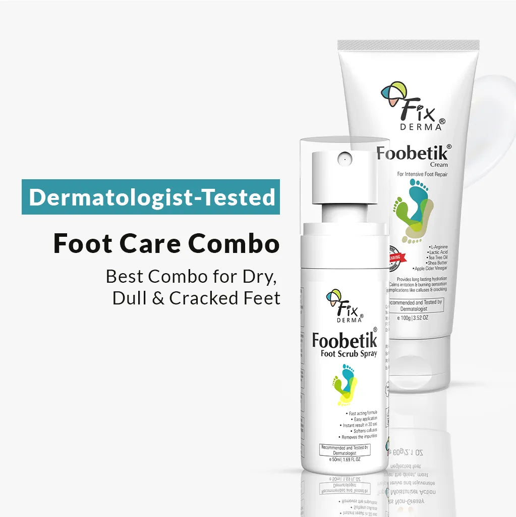 Foobetik Foot Scrub Spray and  Foot Cream