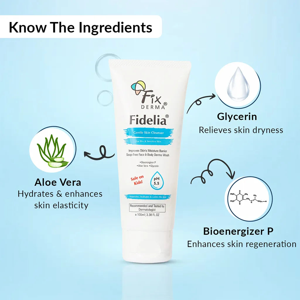 Fidelia Gentle Skin Cleanser 100ml