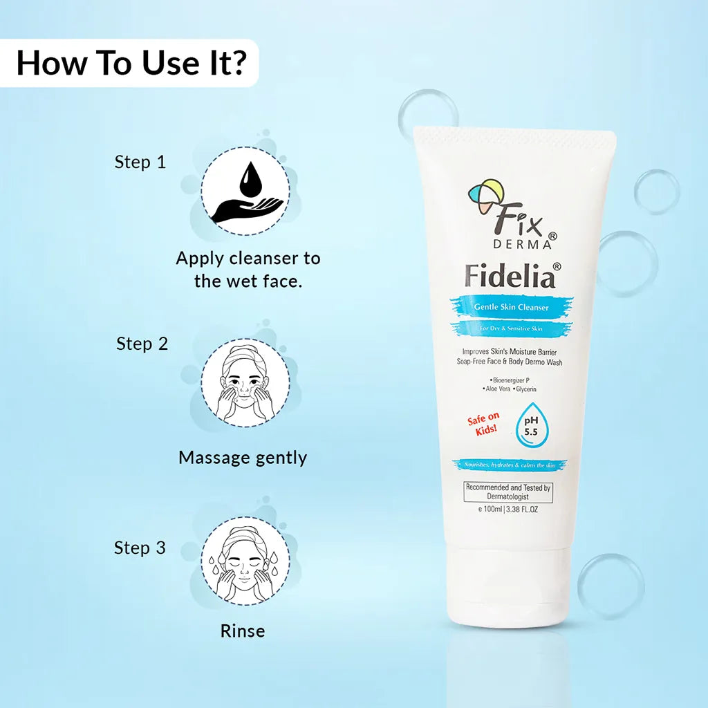 Fidelia Gentle Skin Cleanser 100ml