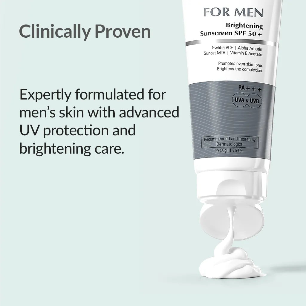 FOR MEN Brightening Sunscren SPF 50+
