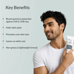 FOR MEN Brightening Sunscren SPF 50+