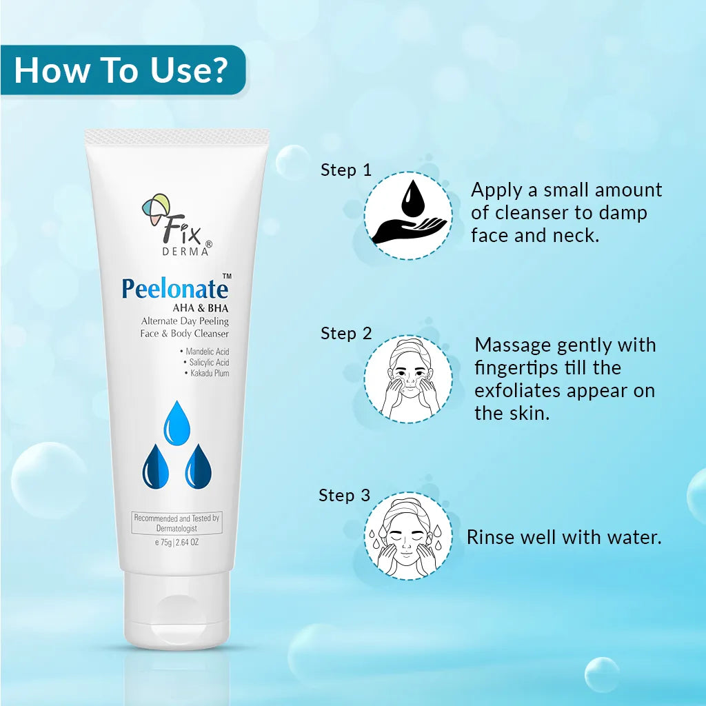 Exfoliating cleanser for body