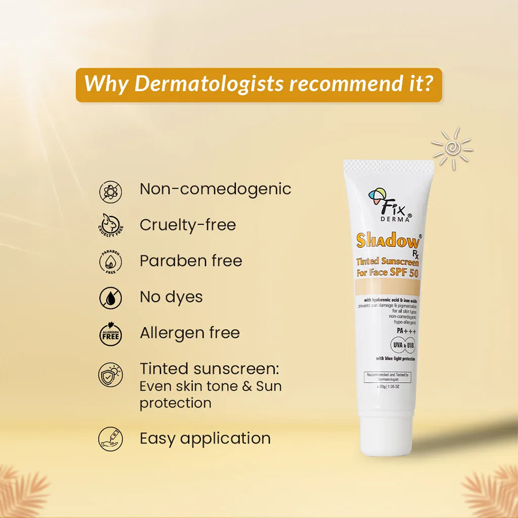 Shadow Rx Tinted Sunscreen For Face SPF 50