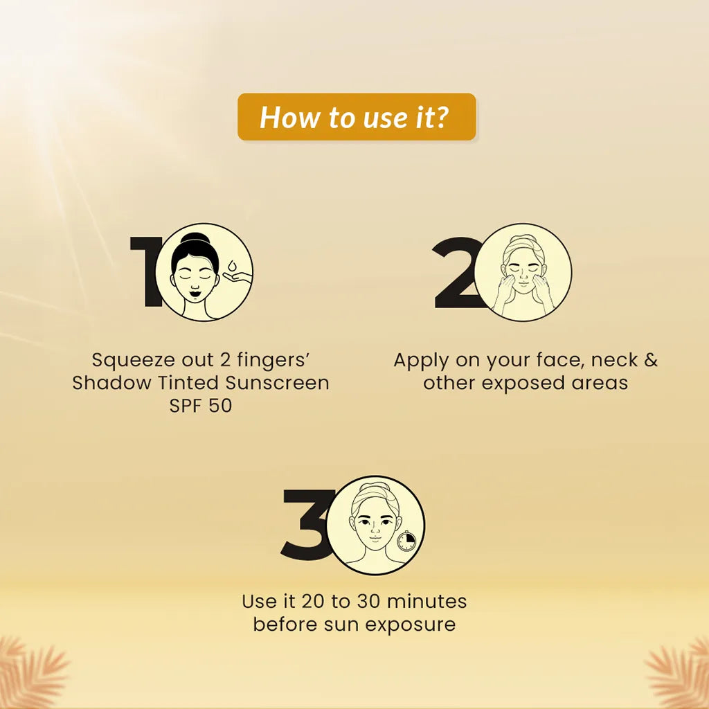 Shadow Rx Tinted Sunscreen For Face SPF 50 – Fixderma Skincare