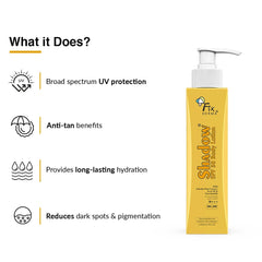 Benefits of Fixderma Shadow SPF 50 Body Lotion