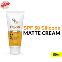 50ml Tube of Shadow Sunscreen For Oily Skin SPF 50 Silicone Matte Cream