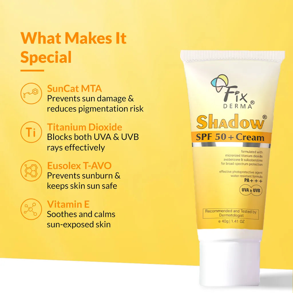 Ingredients of SPF 50+ Cream For Dry Skin